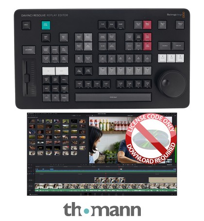 Blackmagic Design DaVinci Resolve Replay Bundle – Thomann UK