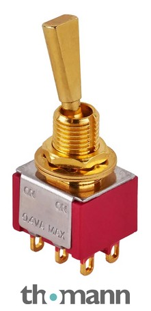 MEC Mini Toggle Switch Gold – United States