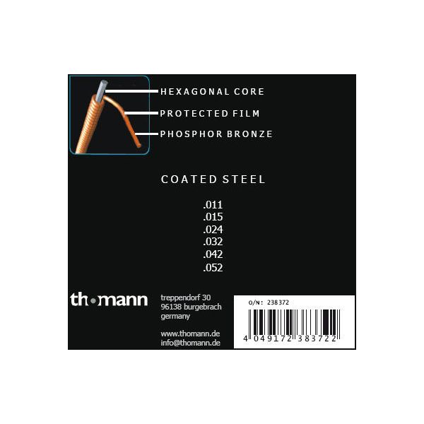 Harley Benton Coated Phosphor 011 Anti Rust