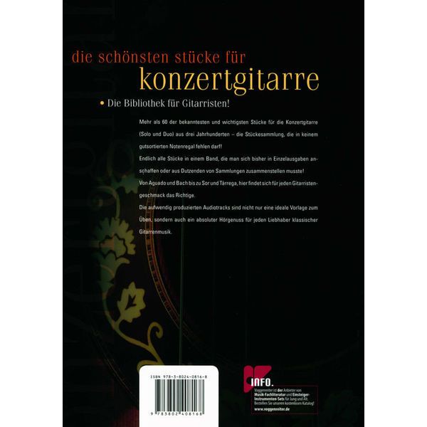 Voggenreiter Schönste Stücke Konzertgitarre