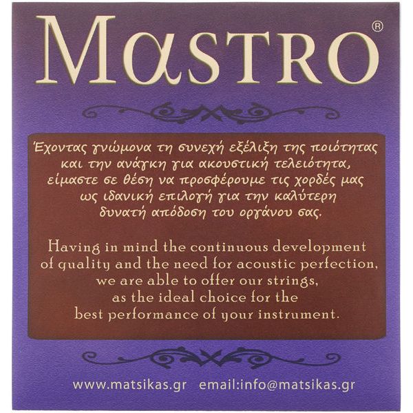 Mastro Bouzouki 8 Strings 011 NW