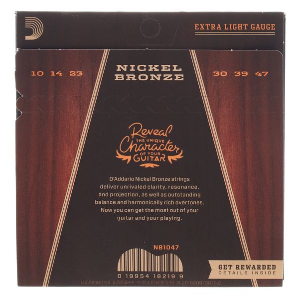 Daddario NB1047 Nickel Bronze Set