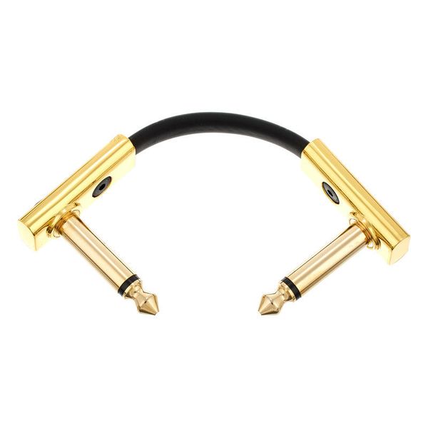 Rockboard Flat Patch Cable Gold 5 cm