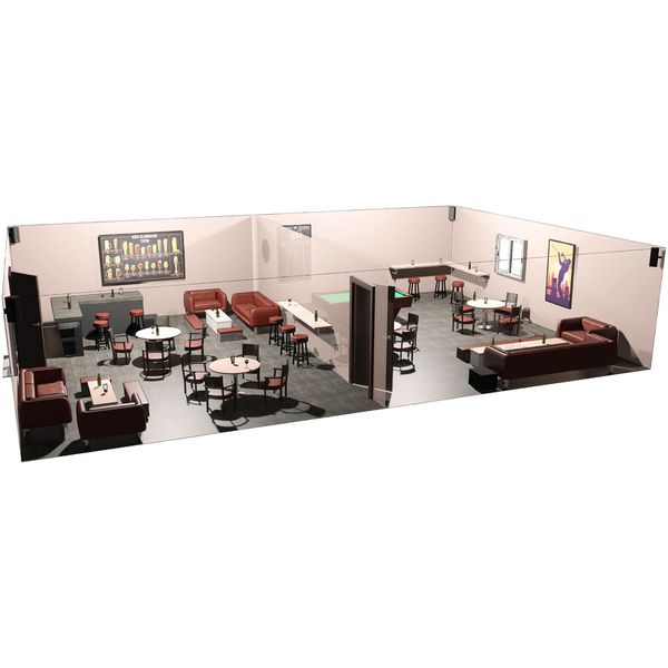 the box pro 2room Lounge Bundle M black