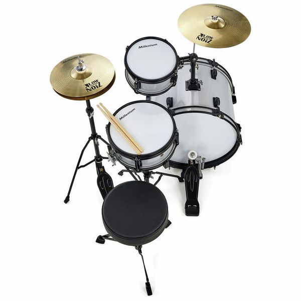 Millenium Youngster Drum Set Silver