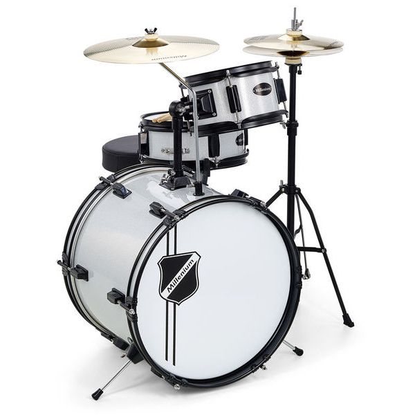 Millenium Youngster Drum Set Silver