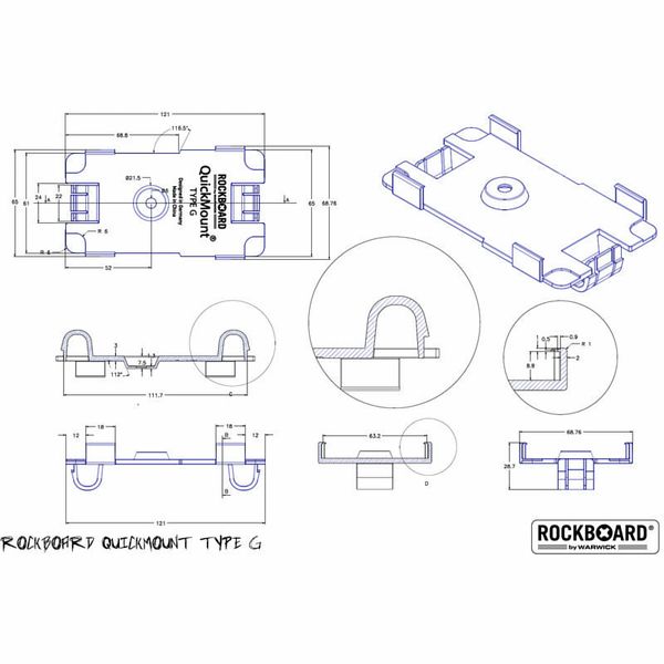 Rockboard Quick Mount Type G
