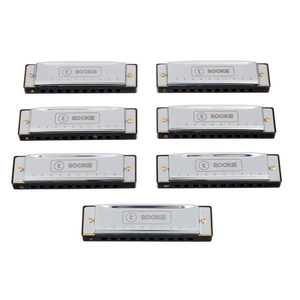 Thomann Rookie Blues Harmonica 7-SET