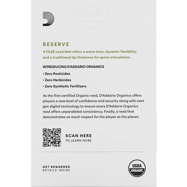 DAddario Woodwinds Organic Reserve SOP 4.0