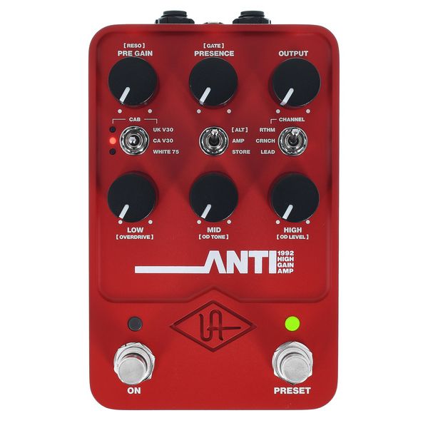 Universal Audio UAFX ANTI 1992 High Gain Amp