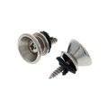 Harley Benton Strap Knob Set Chrome