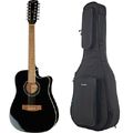 Harley Benton D-200CE-12BK Bundle