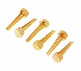 dAndrea Bridge Pins Solid Brass Flat