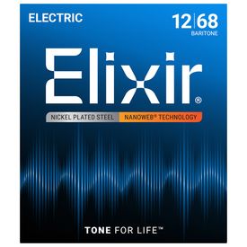 Cordes Guitare Électrique Elixir Nanoweb - Jeu Heavy .012-.052, Acier Plaqué Nickel, Son Brillant