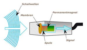 Funktionsweise eines Dynamischen Mikrofons