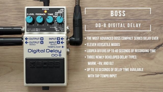 【箱・説明書付き】DD-8 Digital Delay　BOSS