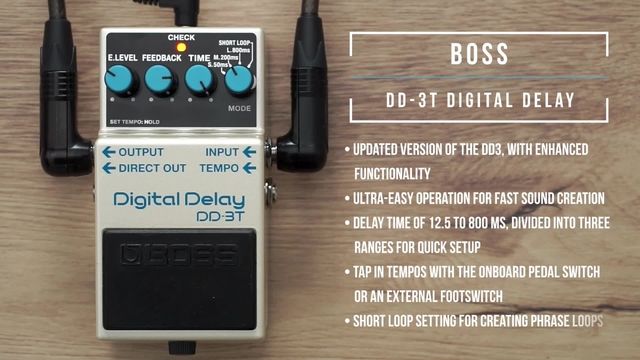 Boss DD-3T Digital Delay – Thomann UK